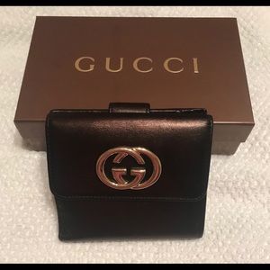 Gucci leather wallet